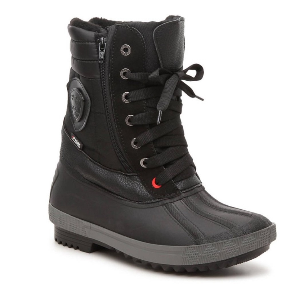 EUC Pajar Selma Waterproof Black Duck Boot 8 womens